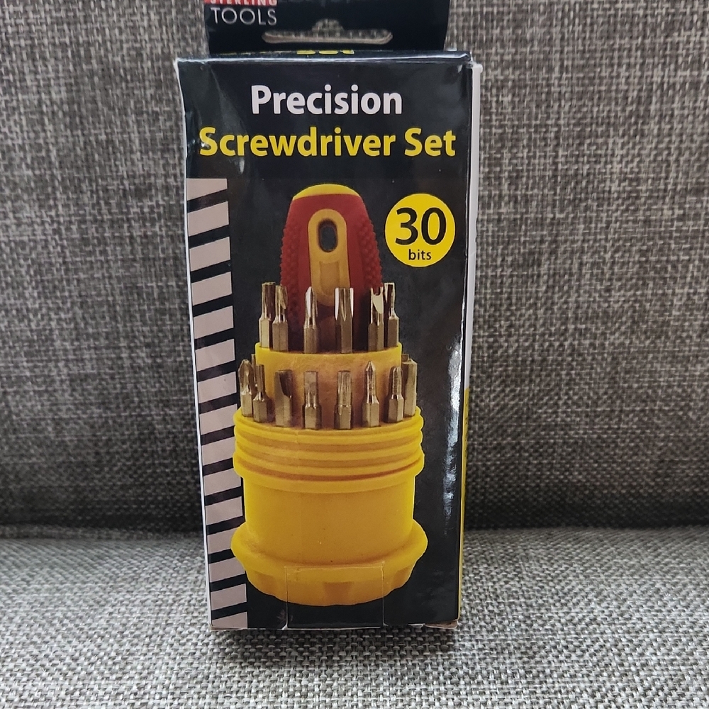 Precision Screwdriver Set with 30 Bits